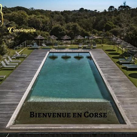 Résidence Cala Sultana 4 pers avec Piscine CHAUFEE- accès privé à la Plage de SANTA GIULIA Porto-Vecchio (Corsica) Exterior foto