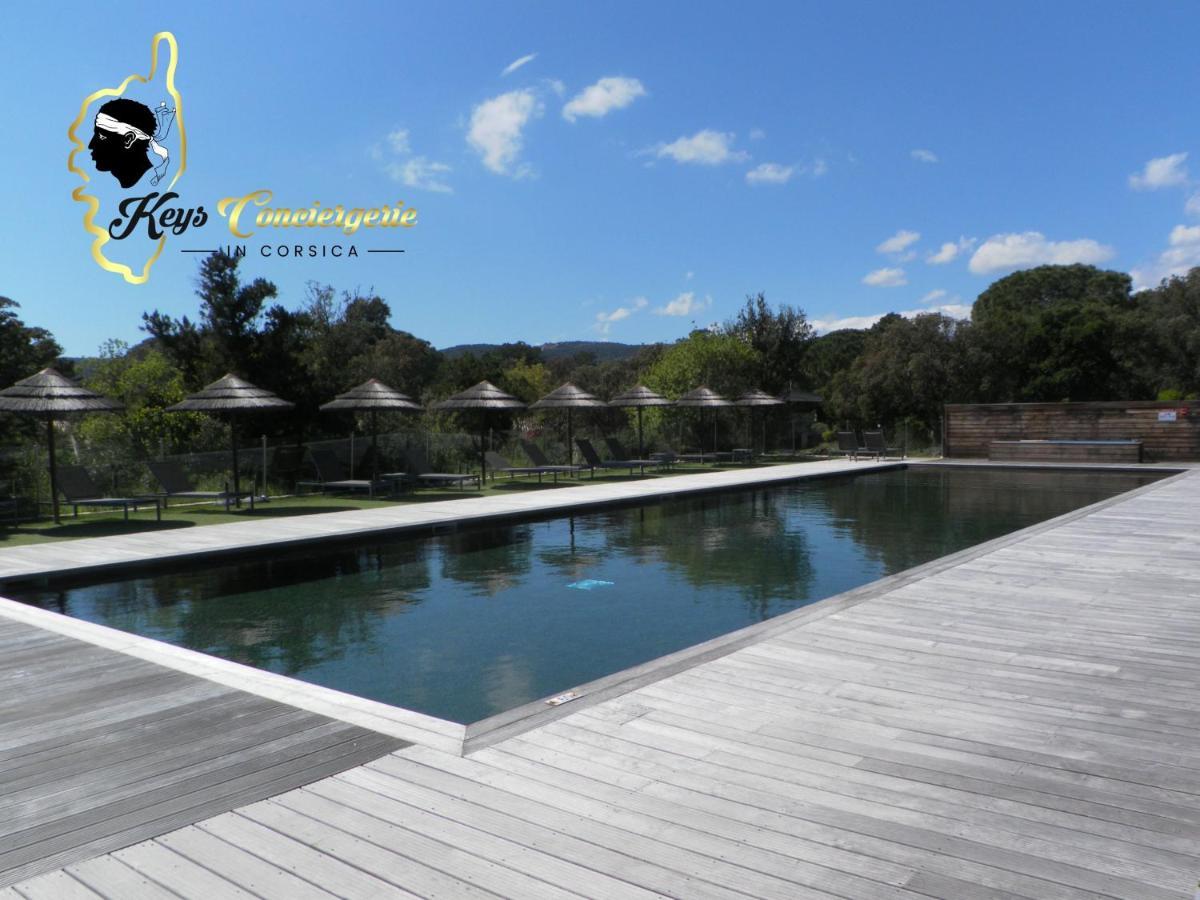 Résidence Cala Sultana 4 pers avec Piscine CHAUFEE- accès privé à la Plage de SANTA GIULIA Porto-Vecchio (Corsica) Exterior foto