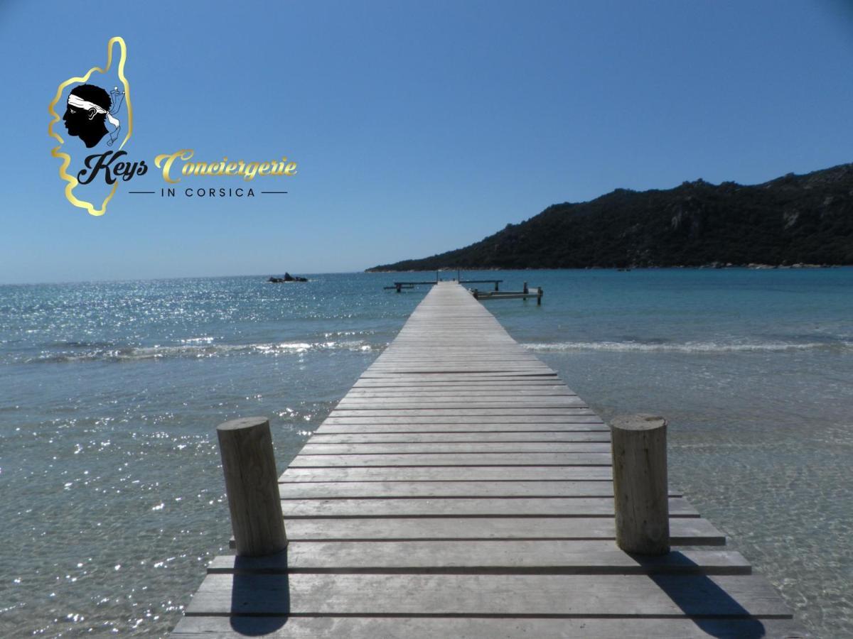Résidence Cala Sultana 4 pers avec Piscine CHAUFEE- accès privé à la Plage de SANTA GIULIA Porto-Vecchio (Corsica) Exterior foto