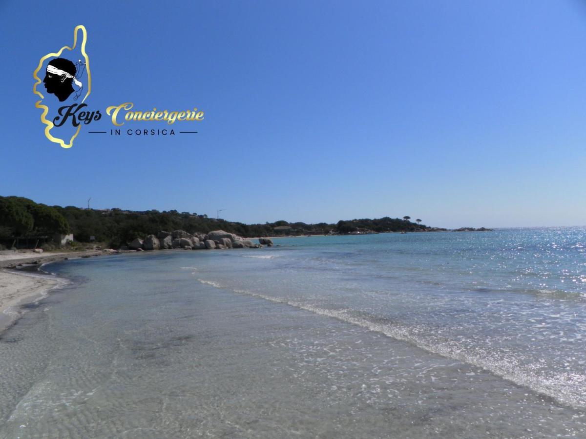 Résidence Cala Sultana 4 pers avec Piscine CHAUFEE- accès privé à la Plage de SANTA GIULIA Porto-Vecchio (Corsica) Exterior foto