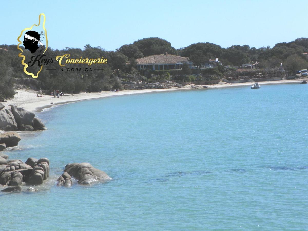 Résidence Cala Sultana 4 pers avec Piscine CHAUFEE- accès privé à la Plage de SANTA GIULIA Porto-Vecchio (Corsica) Exterior foto