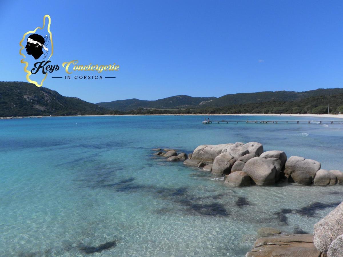 Résidence Cala Sultana 4 pers avec Piscine CHAUFEE- accès privé à la Plage de SANTA GIULIA Porto-Vecchio (Corsica) Exterior foto