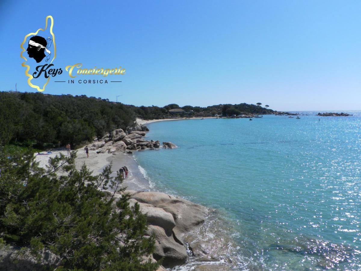 Résidence Cala Sultana 4 pers avec Piscine CHAUFEE- accès privé à la Plage de SANTA GIULIA Porto-Vecchio (Corsica) Exterior foto